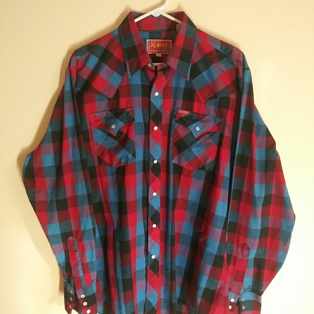 Vintage Ely Plains Large Mens Shirt